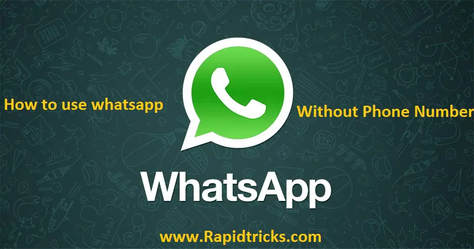 WhatsApp without phone number