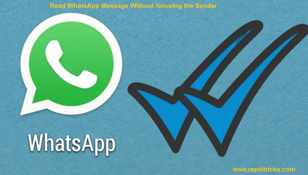 Read WhatsApp Message Without Knowing the Sender