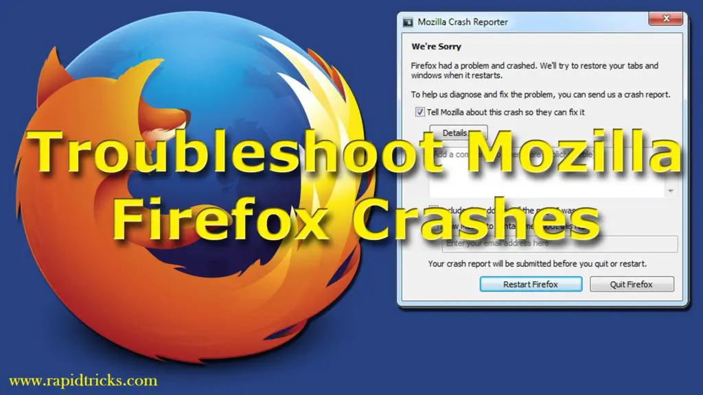 firefox 45.0 keeps crashing