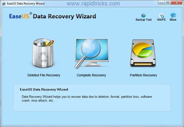 How to Recover the Delete Files Using EaseUs Data Recovery Wizard