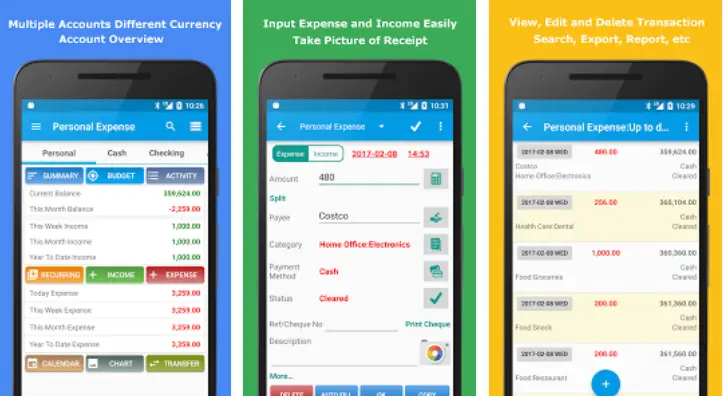 Expense Manager App for Android