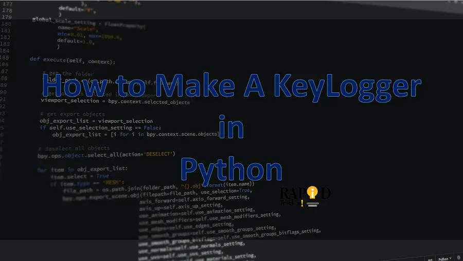 How to make a keylogger in Python - How to Create a Keylogger