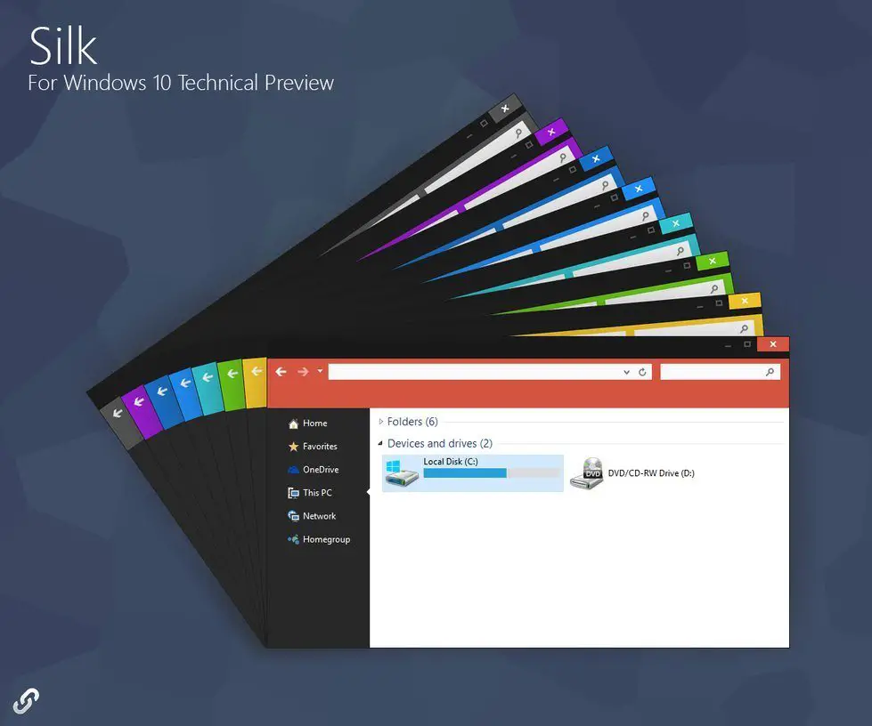 Silk - Best Windows 10 themes