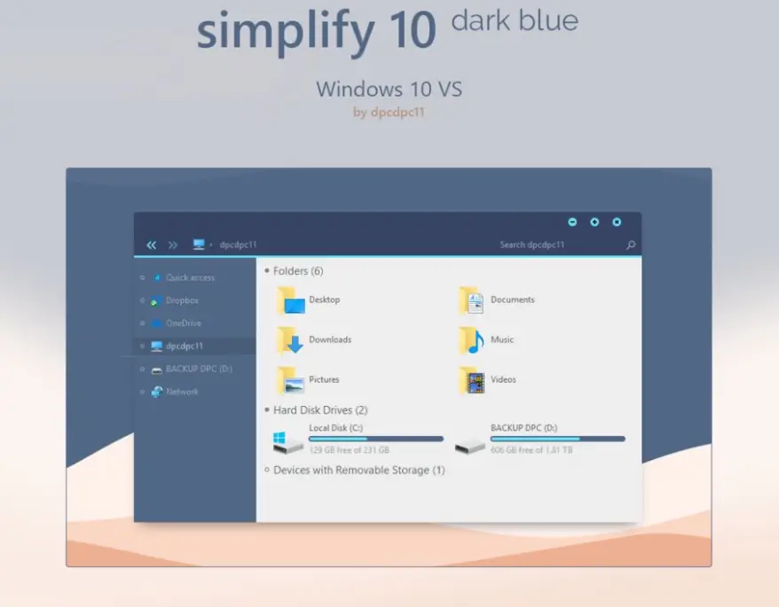 Simplify 10 - Best windows 10 themes