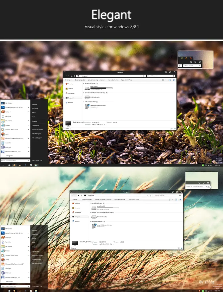 Elegant Windows 8 & 8.1 Theme