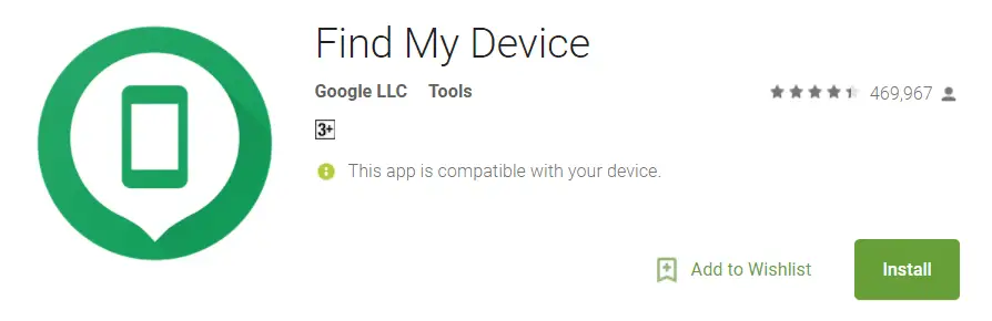 Find My Device Security App for Android