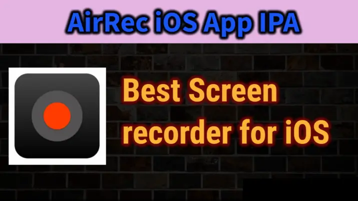 Airrec Screen Recorder iOS